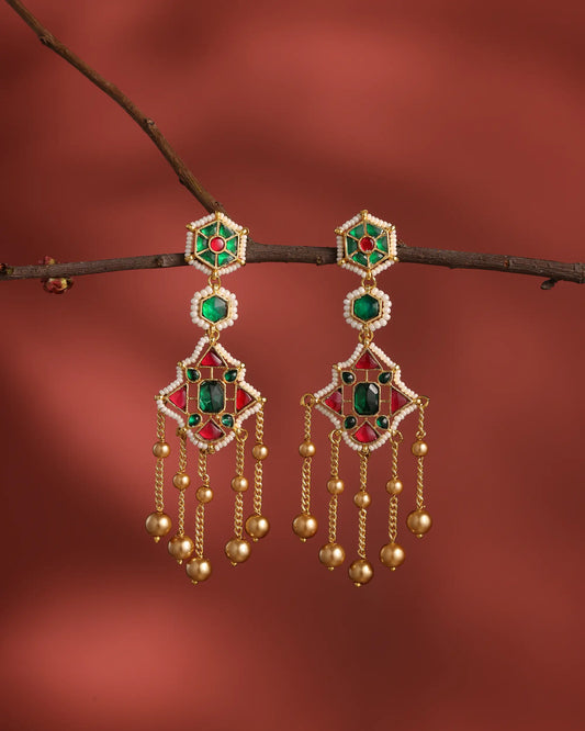 Rajvanshi Kundan Drops